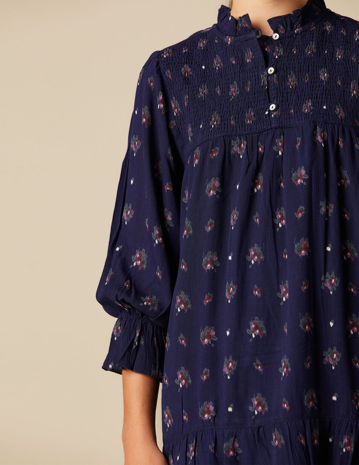 CAPTAIN IKAT DRESS
