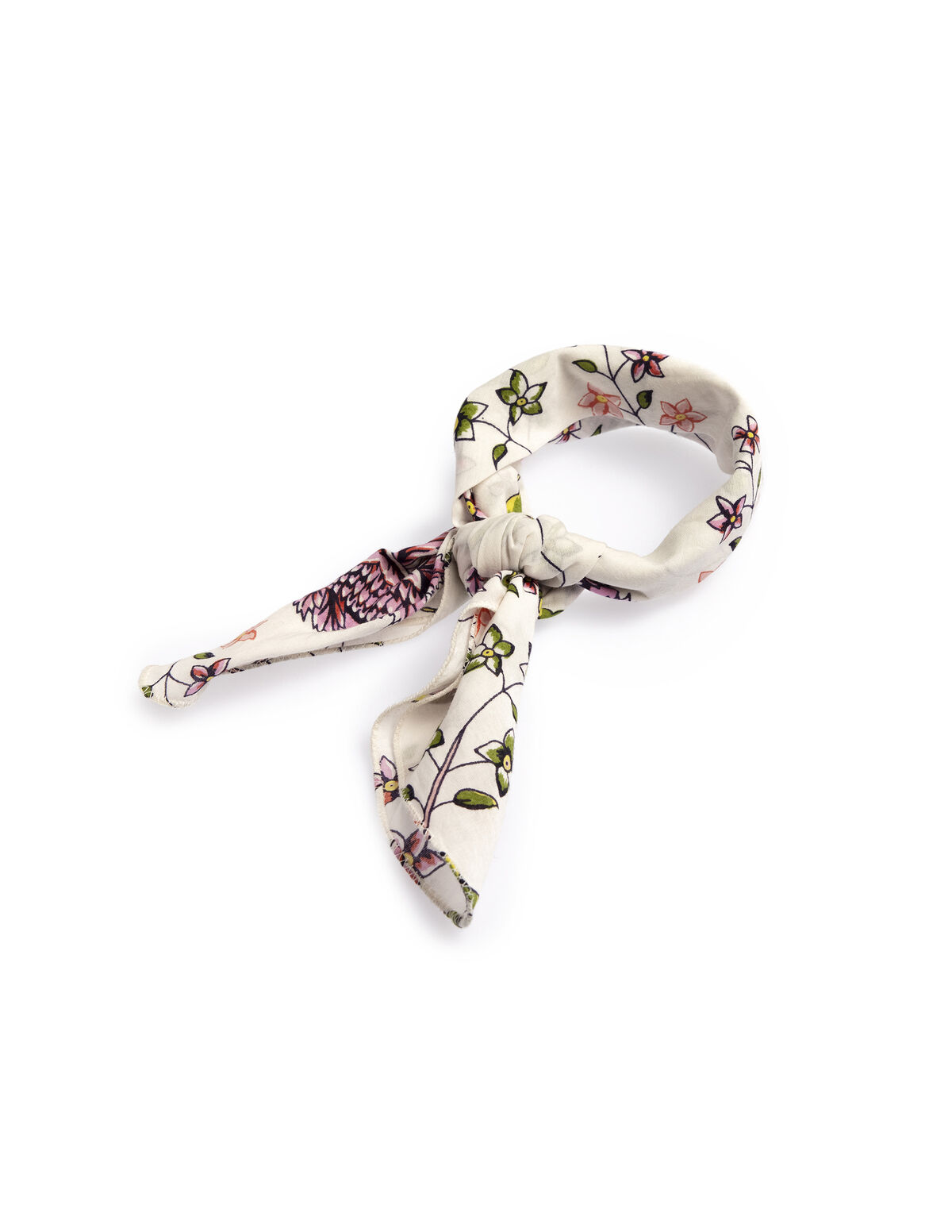 CAPPUCCINO INDIAN PRINT SCARF