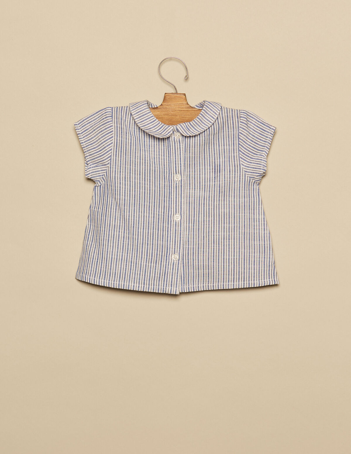 BLUE STRIPED SHIRT