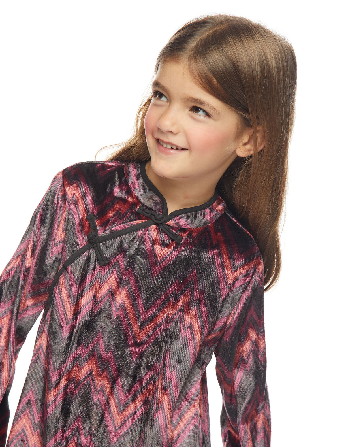 ROBE VELOURS POINTES