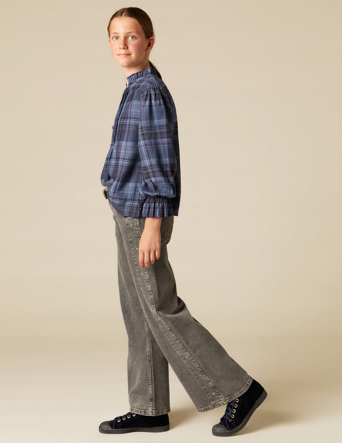BLUE CHECKED SHIRT