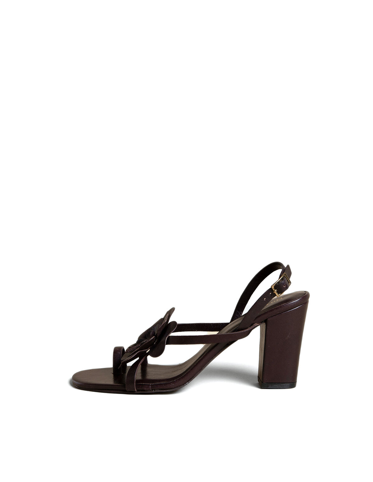 CHERRY FLOWER HEELED SANDAL