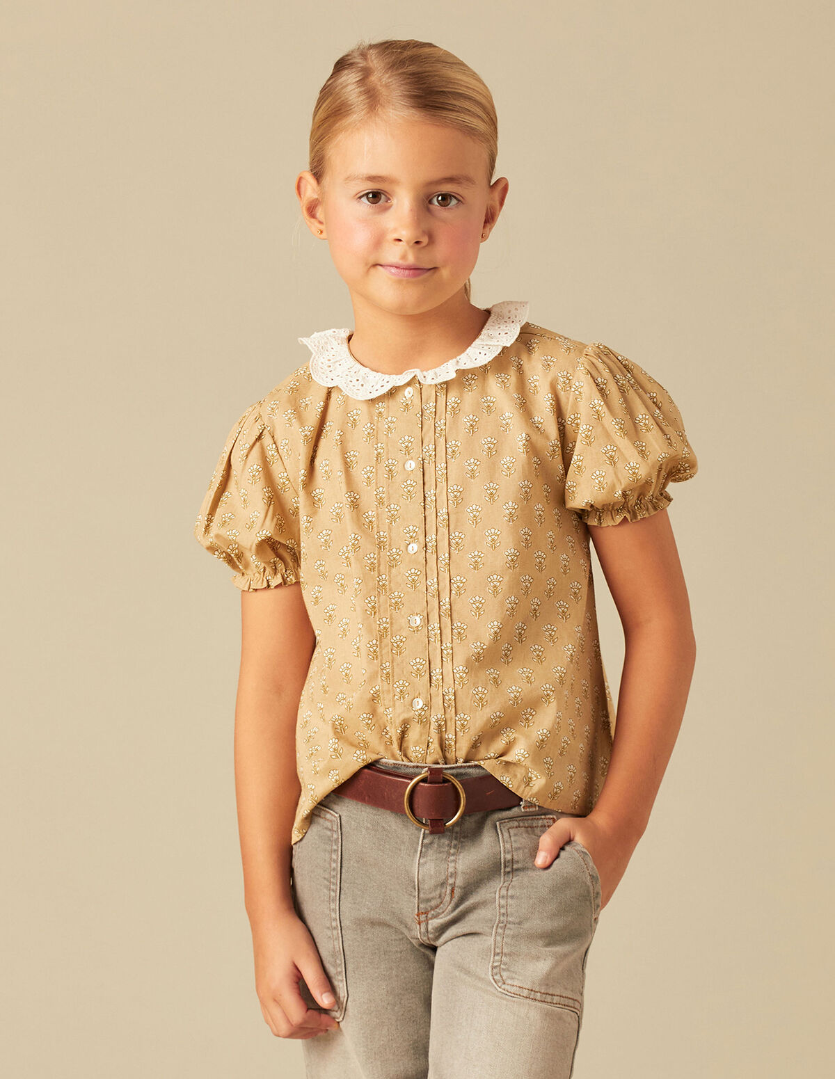 CAMISA FLOR ARENA