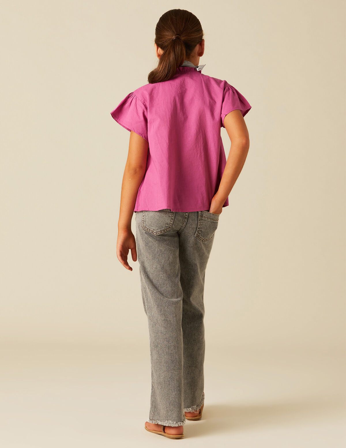PANTALÓN BOLSILLO CRUZADO AZUL