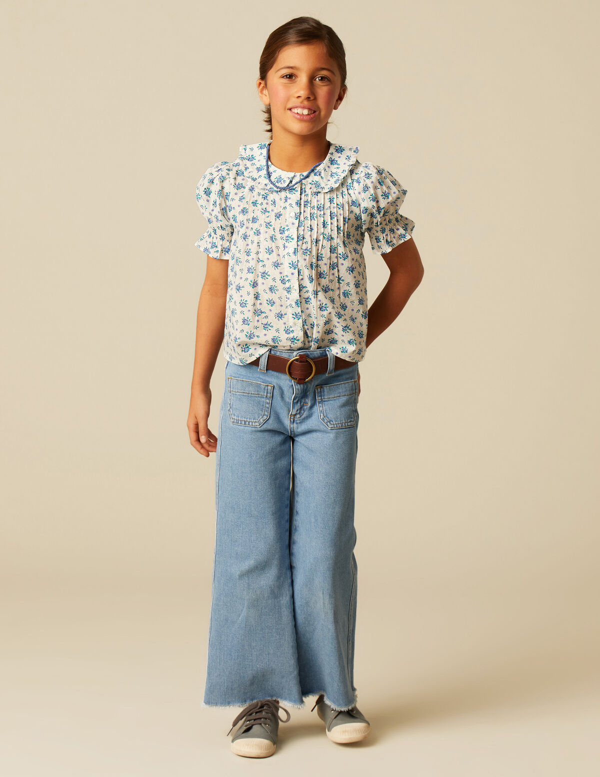 PANTALÓN BOLSILLOS VAQUERO AZUL