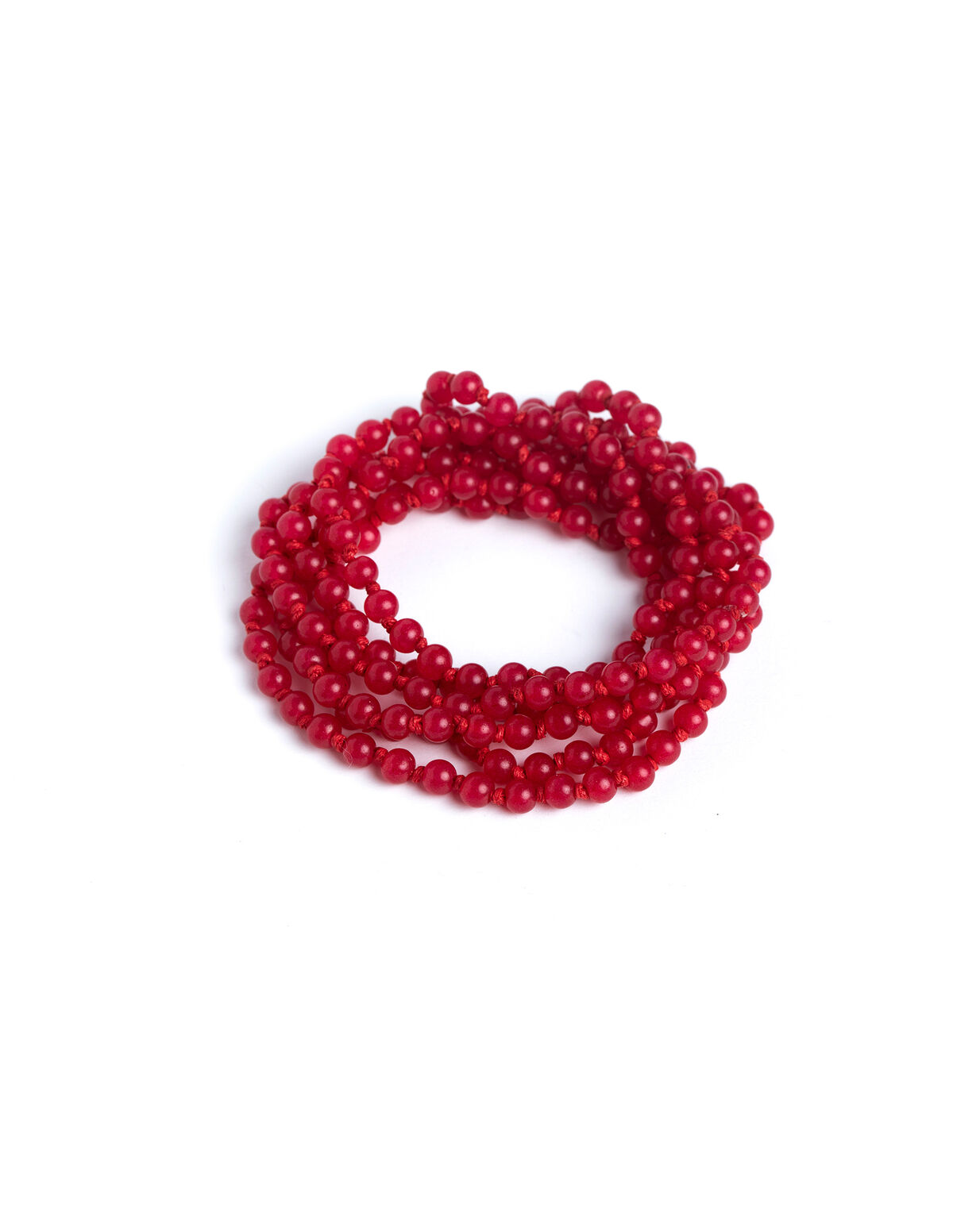 COLLAR BEADS CRISTAL AZULES