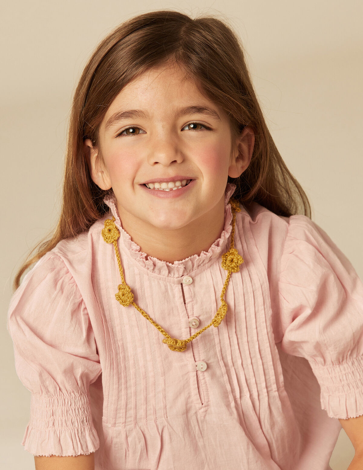 BLUE PIN-TUCK SHIRT