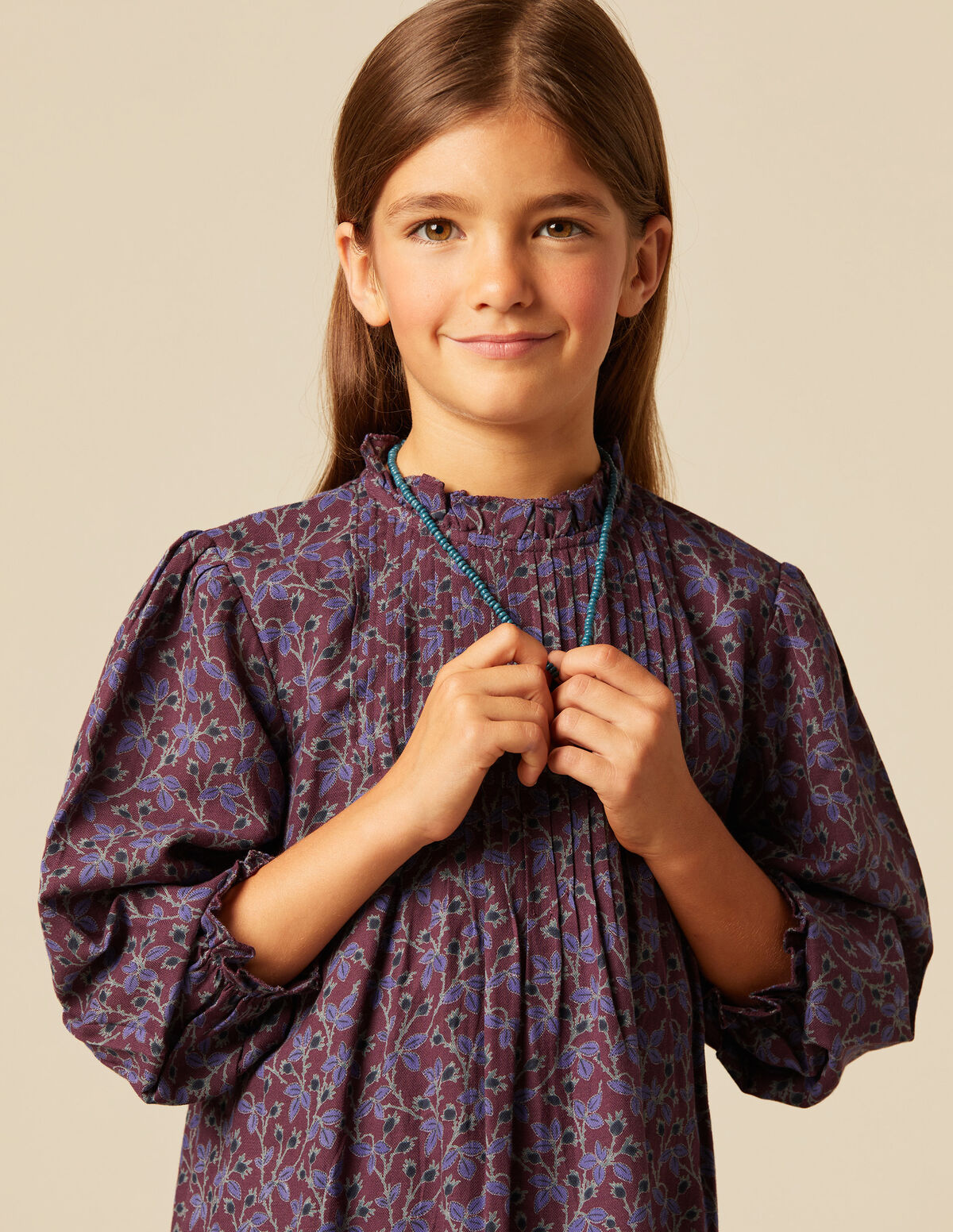 AMETHYST PRINT DRESS