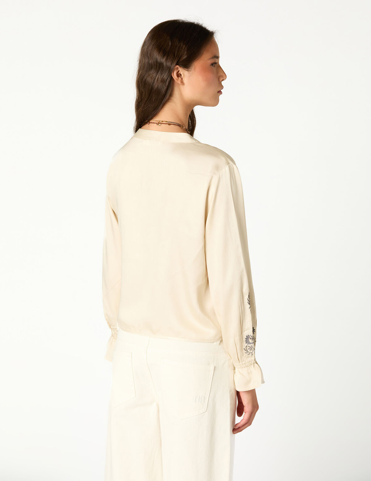 CAMISA BORDADO SILVER
