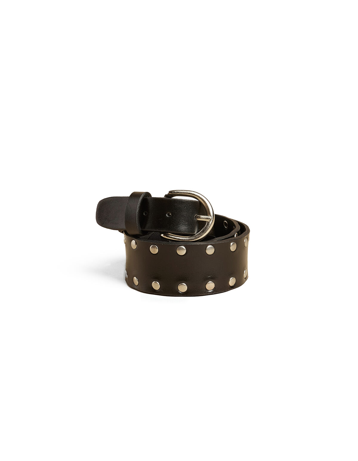MAROON STUDDED BELT