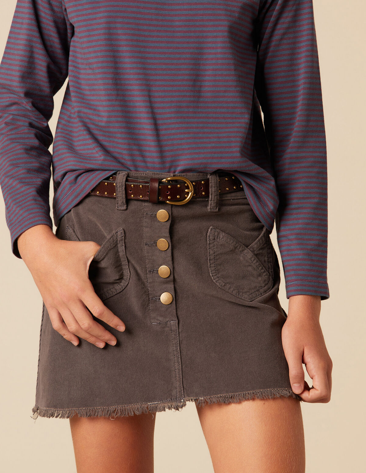 MOOR CORDUROY SKIRT