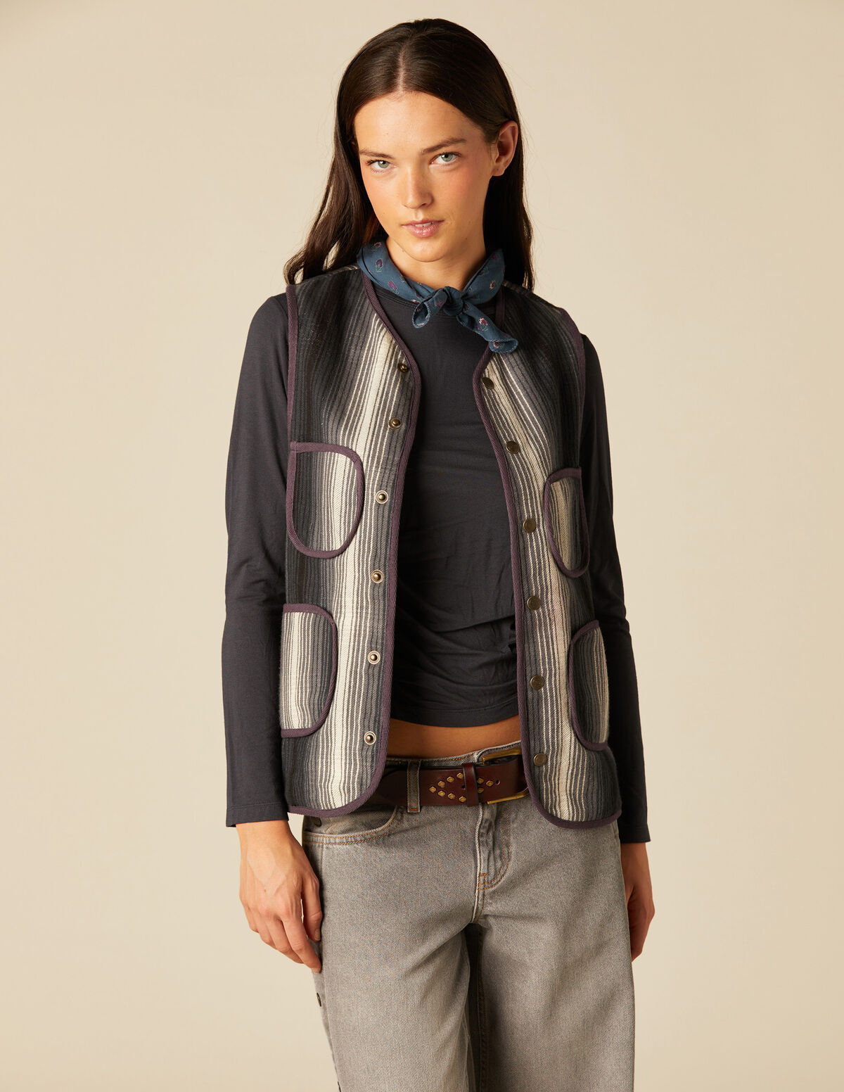 STRIPED WAISTCOAT