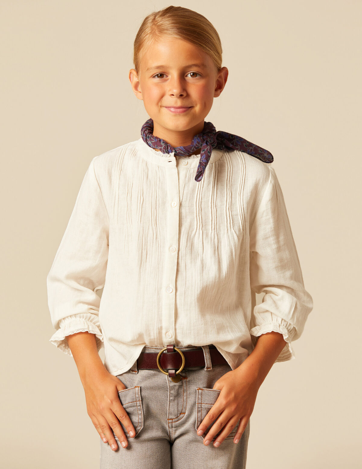 CAMISA TUCKS CRUA