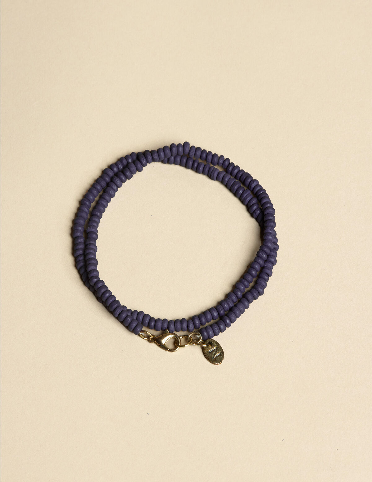 COLAR CURTO MADEIRA AZUL