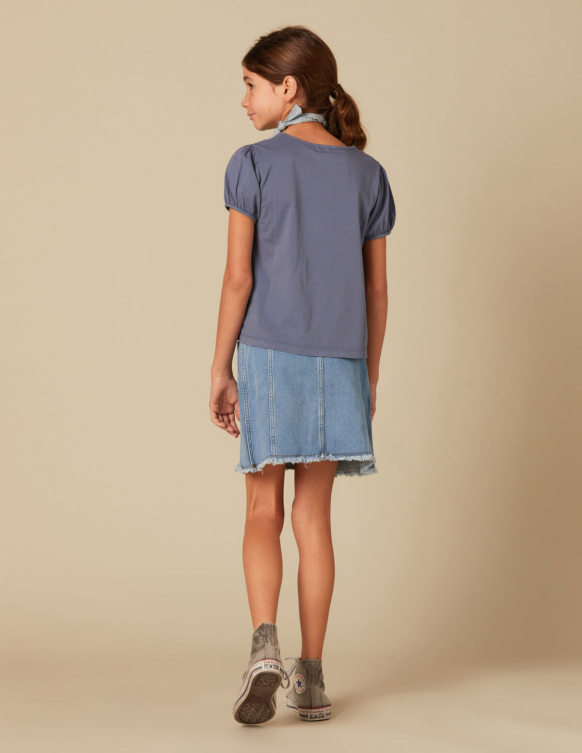 T-SHIRT MANCHES COURTES BLANC
