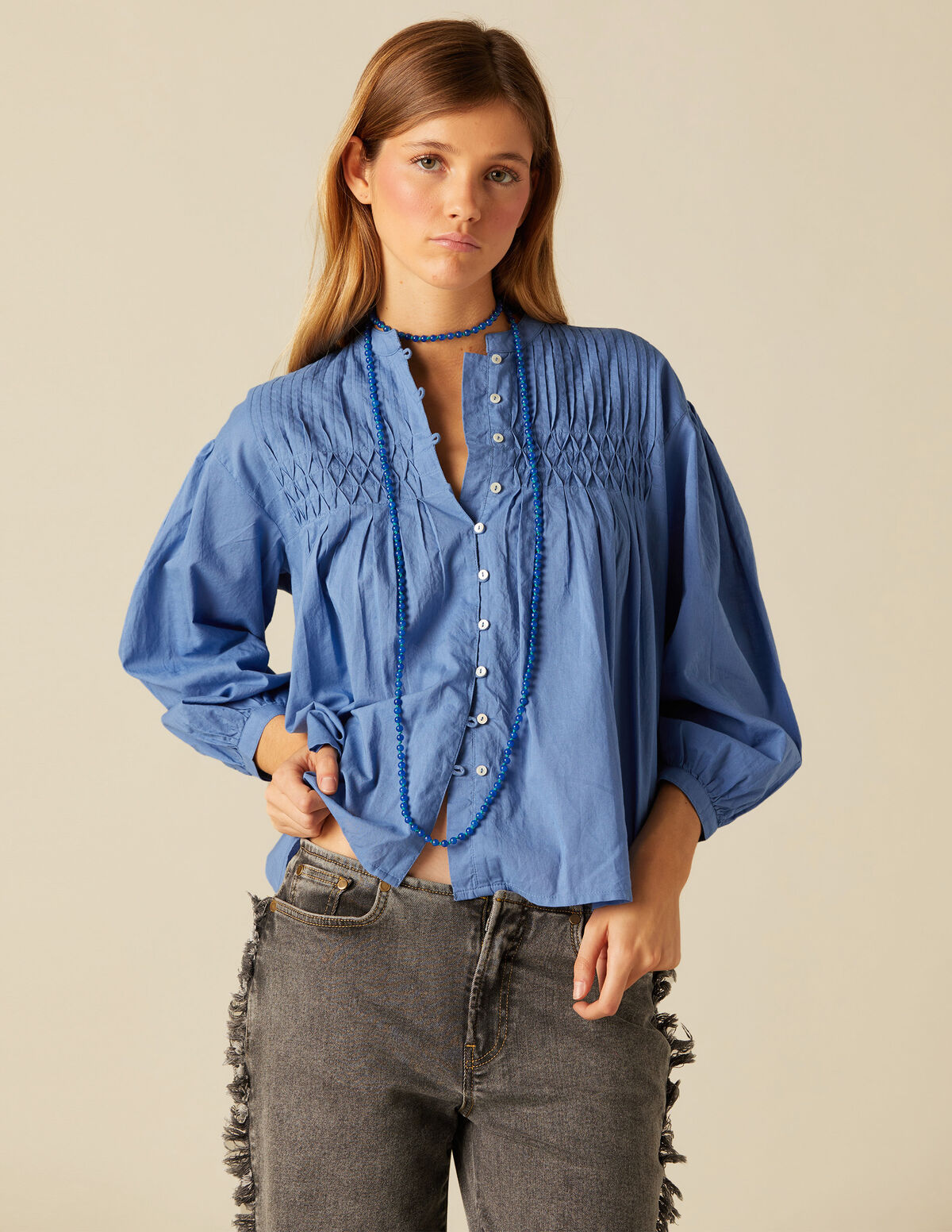 CAMISA AZUL JARETAS