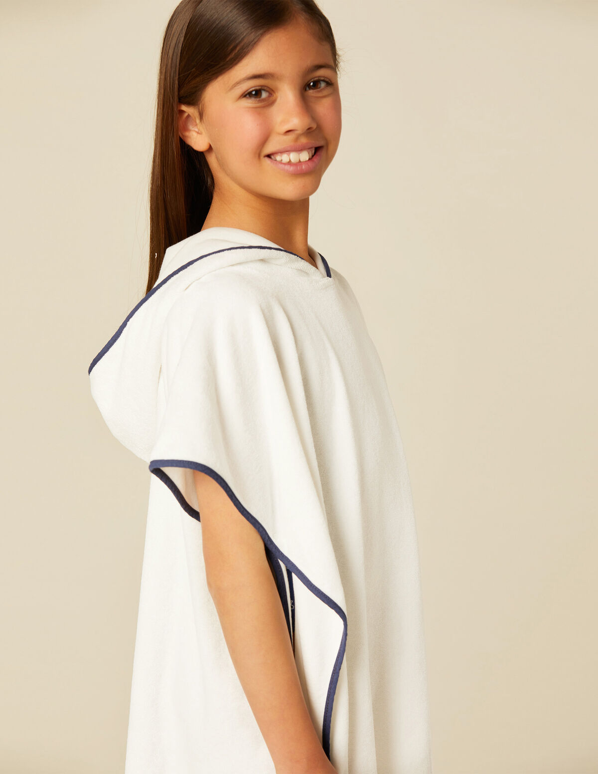 PONCHO SERVIETTE BLEU