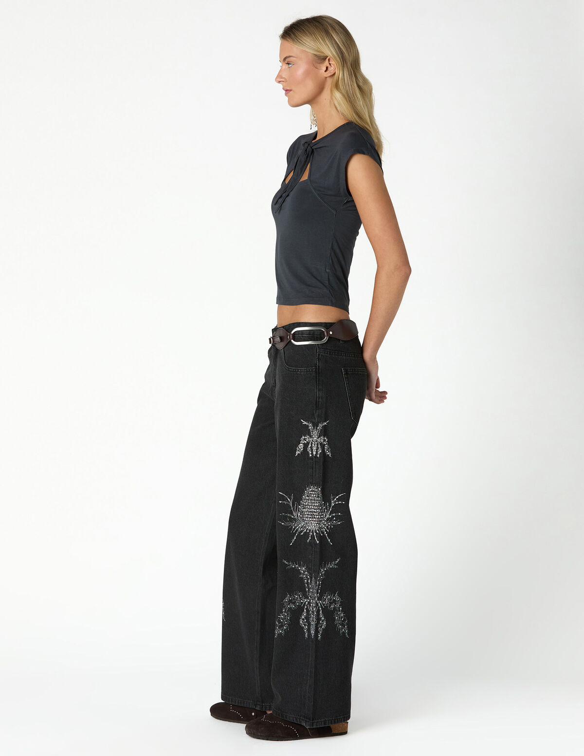 T-SHIRT N&Oacute; ANTRACITE