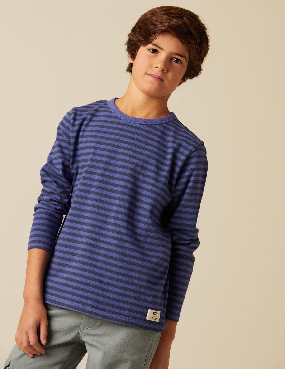 T-SHIRT RISCAS AZUL