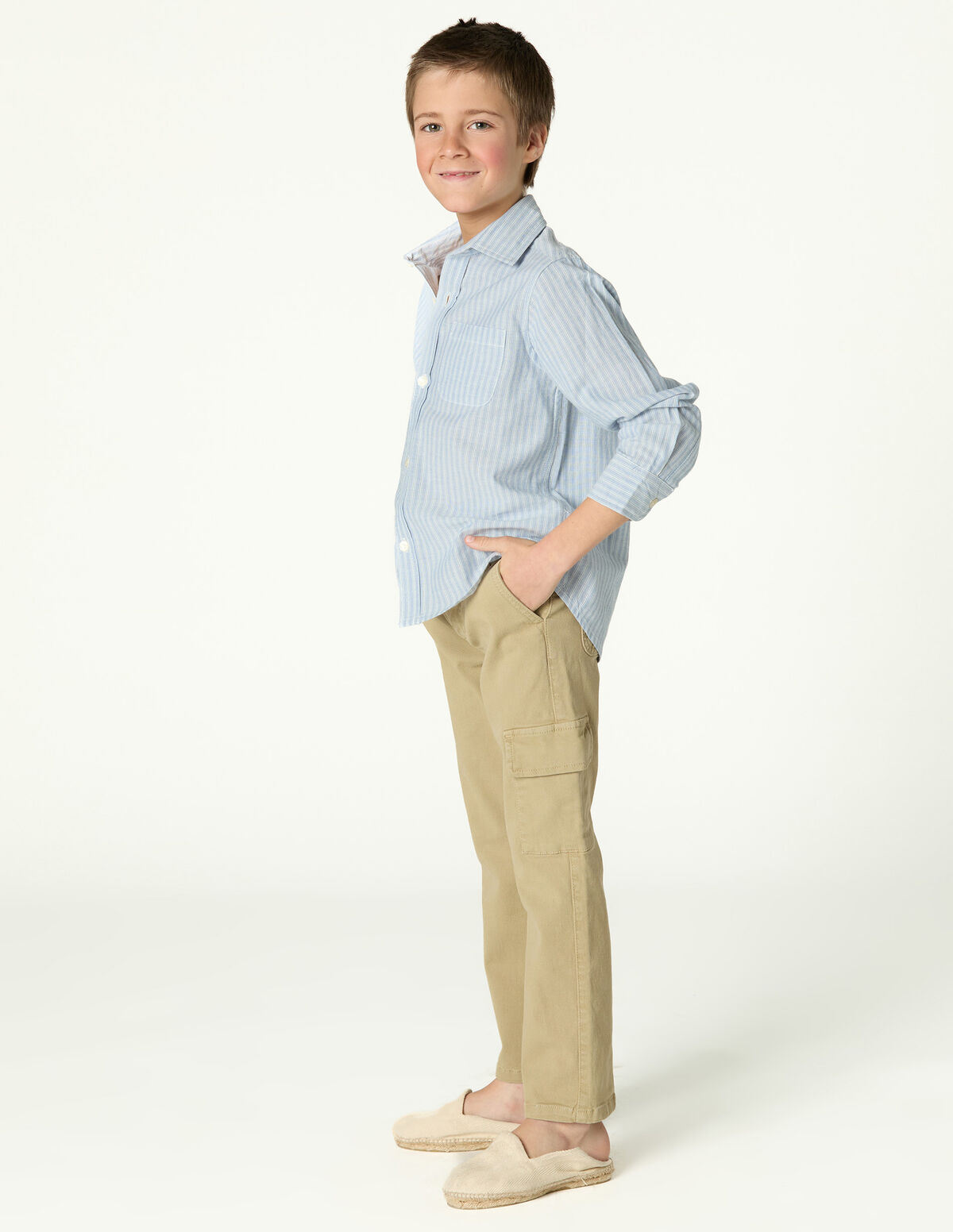 PEBBLE CARGO TROUSERS