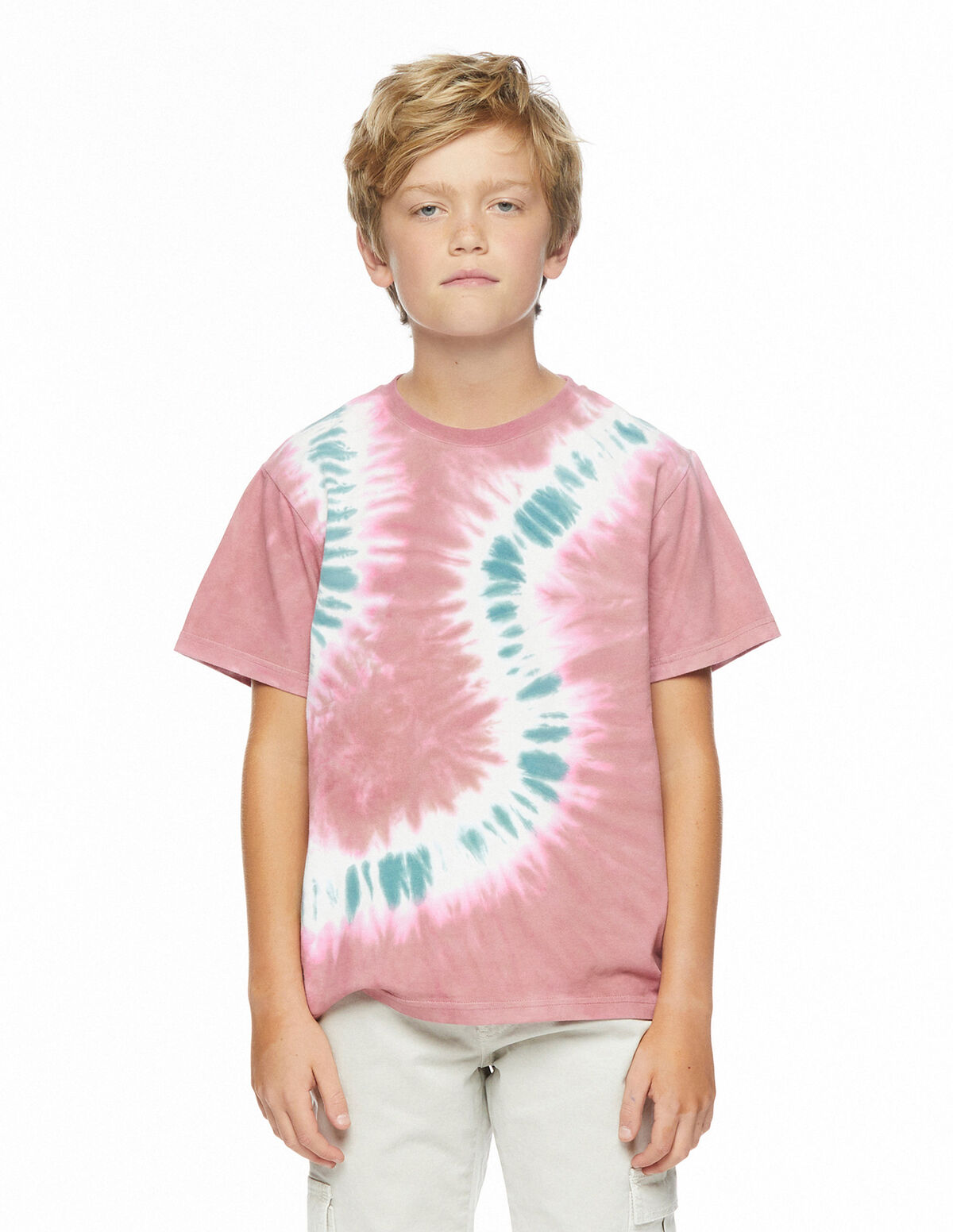 Camiseta tie dye azul