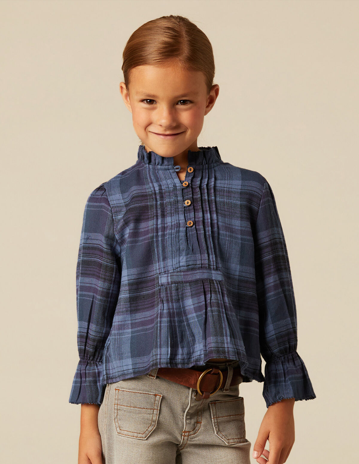 BLUE CHECKED SHIRT