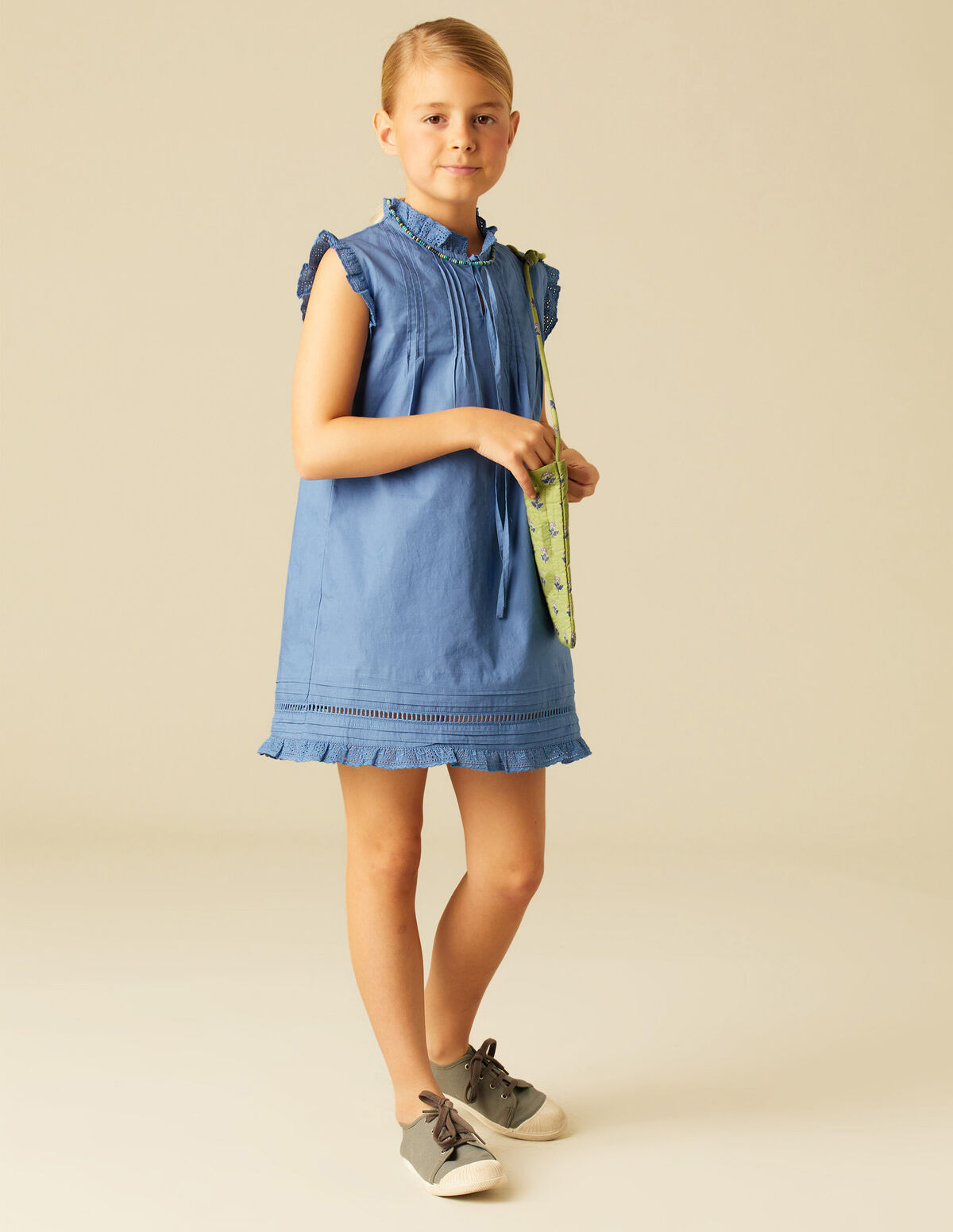 ROBE NŒUD BLEUE