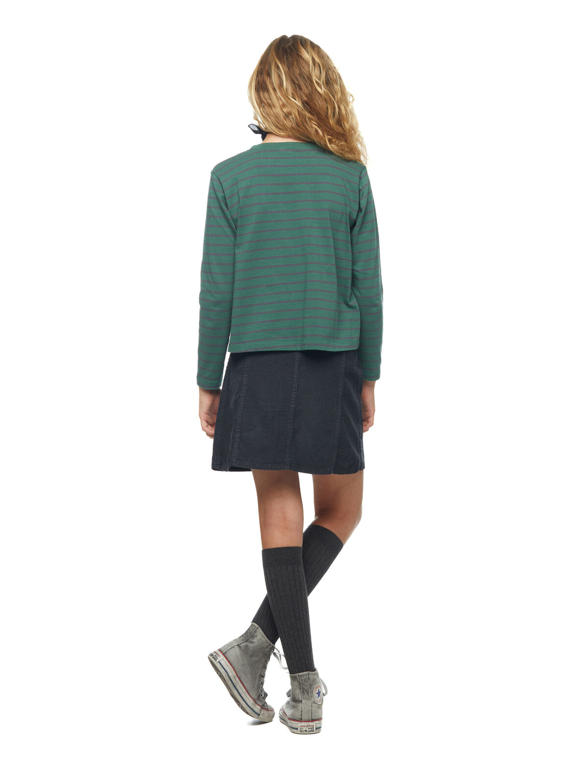 BLUE STRIPED T-SHIRT