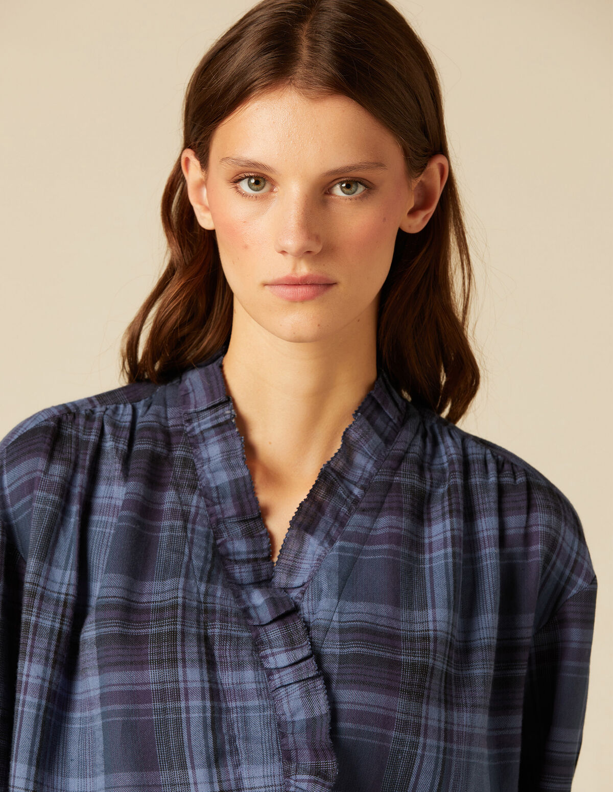 BLUE CHECKED SHIRT