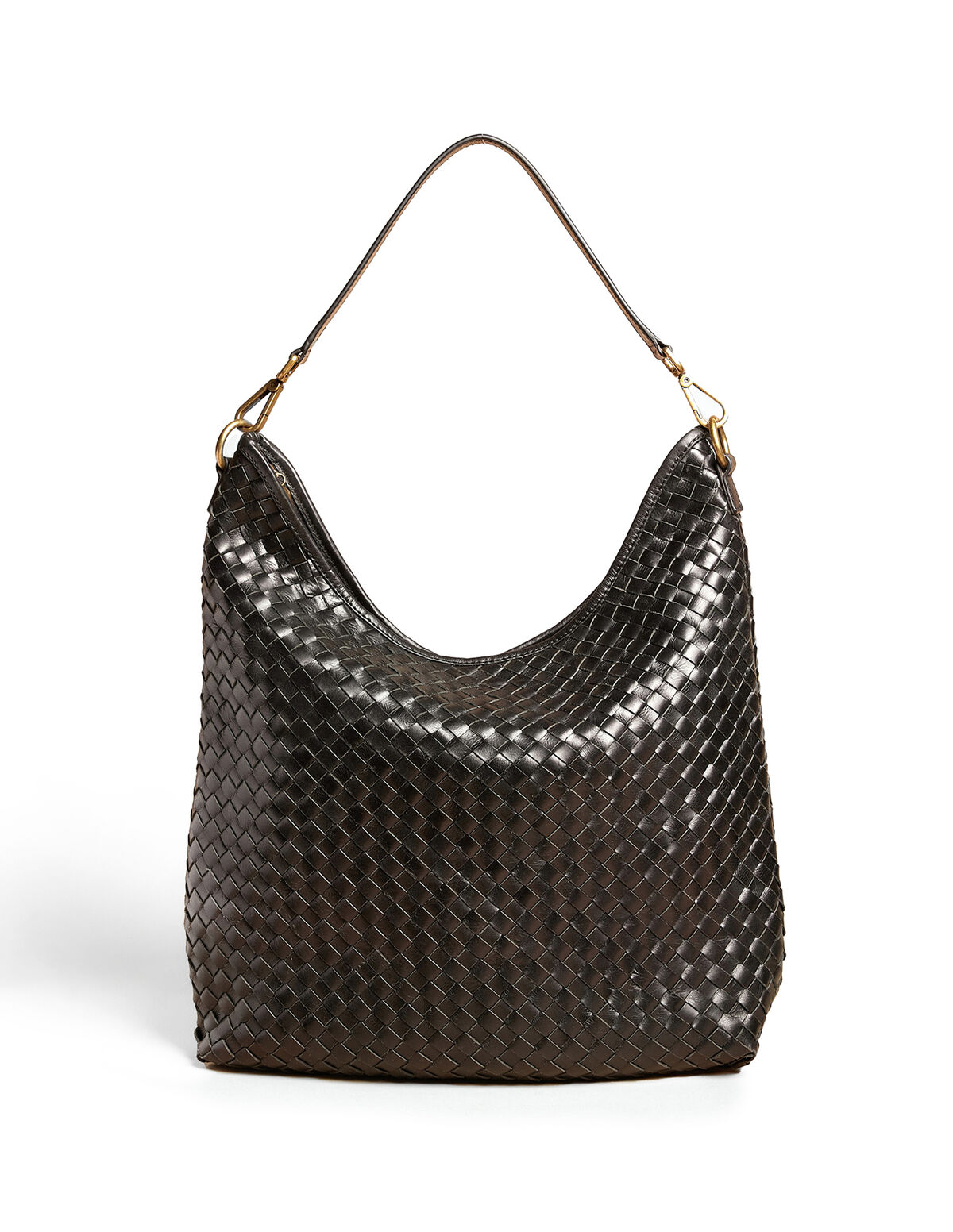 BOLSO TRENZADO MARR&Oacute;N