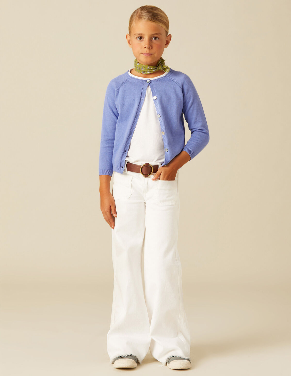 Pantalón bolsillos vaquero azul