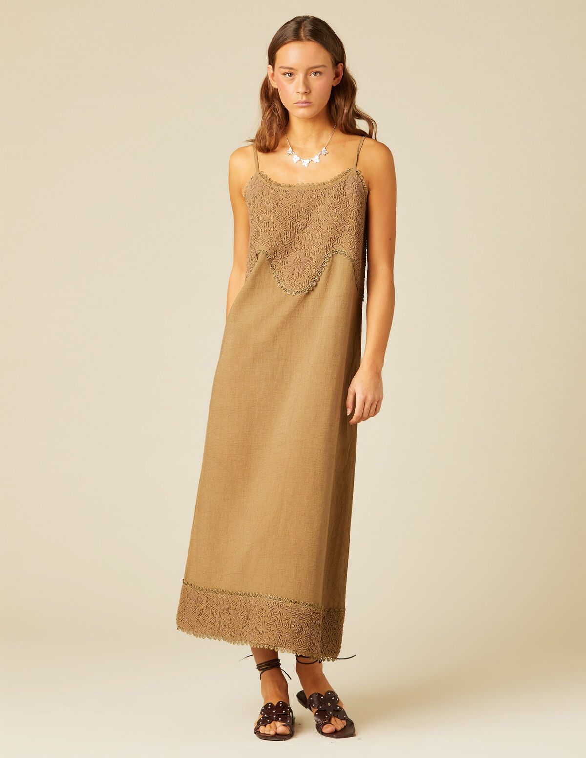 VESTIDO PIEZA VINTAGE BLANCO