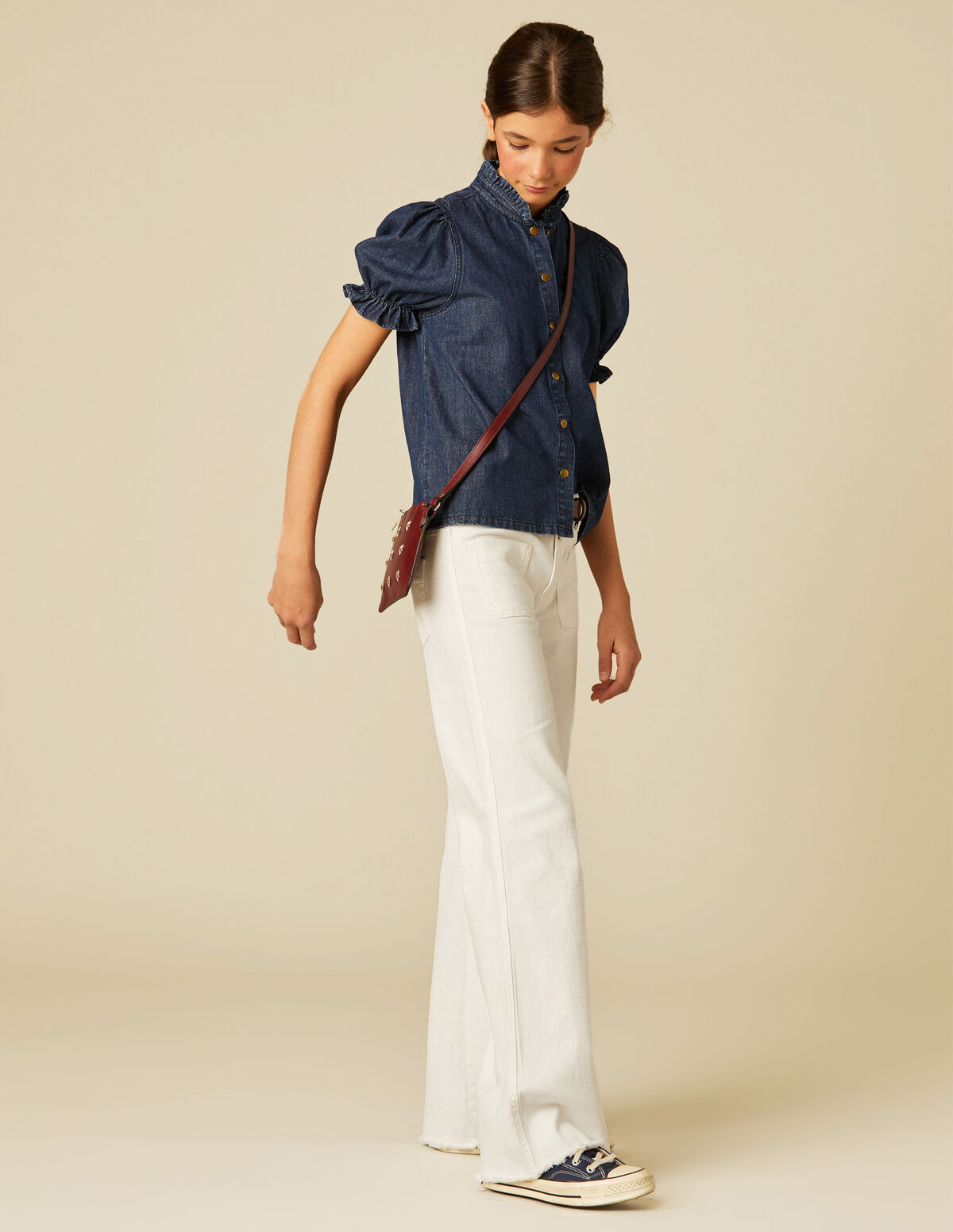 Pantalón bolsillos vaquero azul