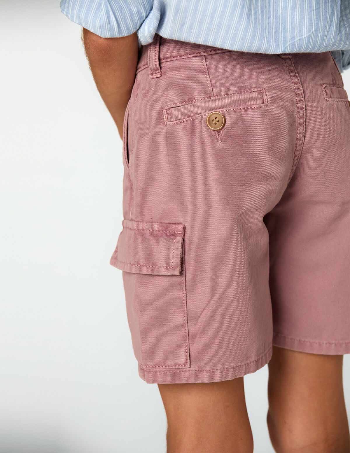 IRON GREY CARGO SHORTS