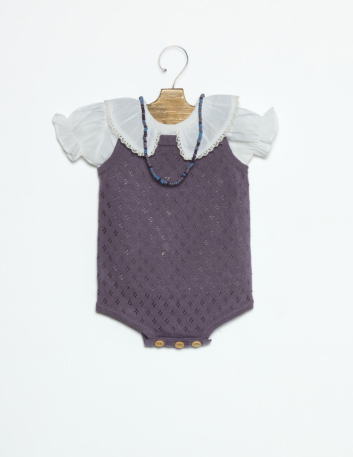 OVERCAST KNIT PLAYSUIT