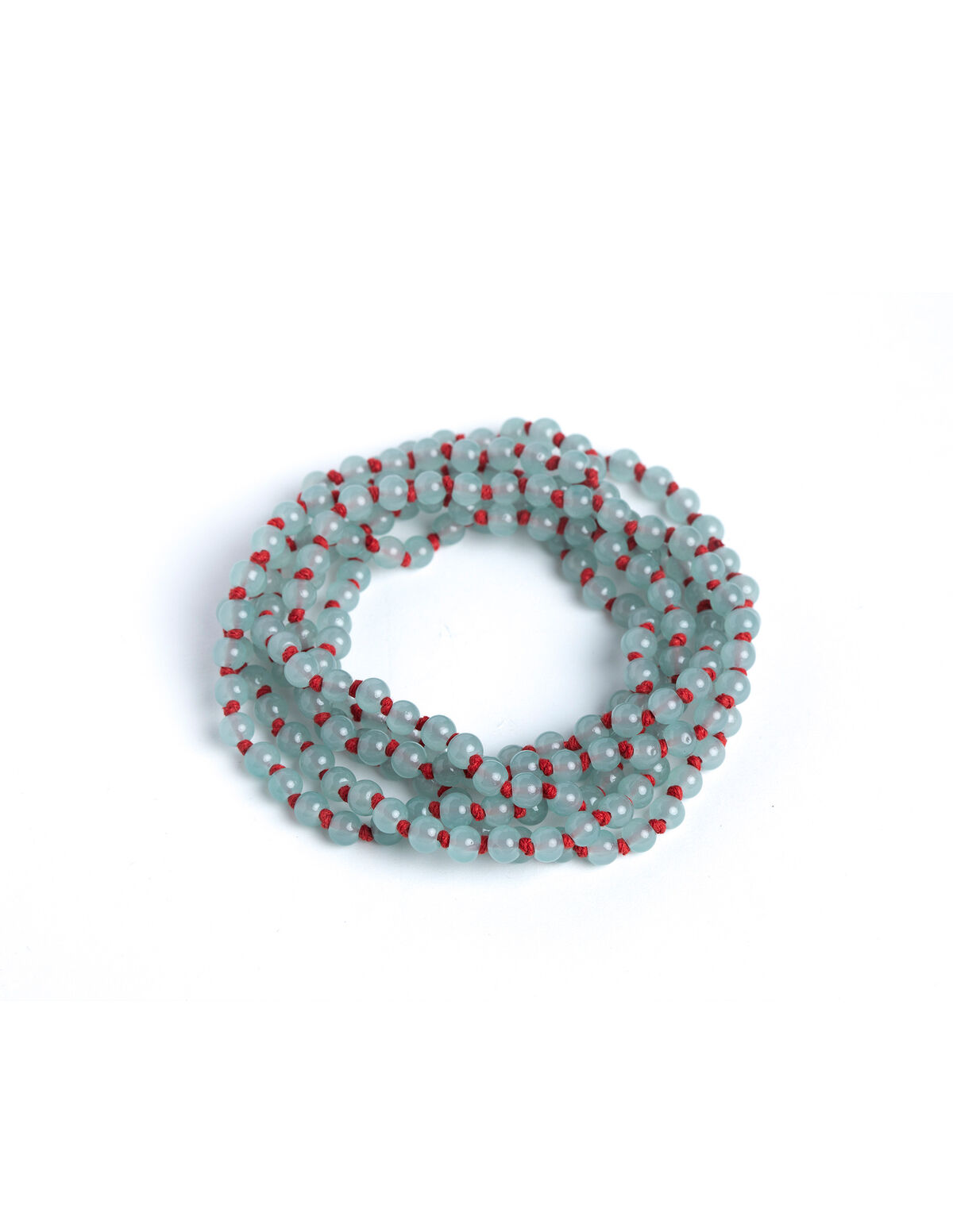 COLLAR BEADS CRISTAL AZULES
