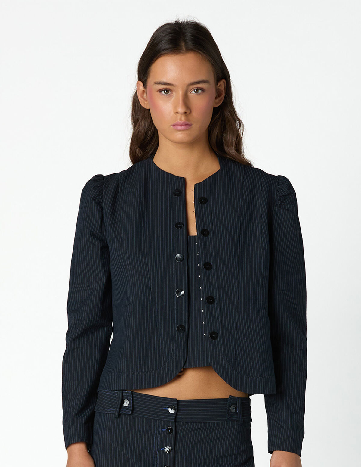 CASACO RISCA DIPLOM&Aacute;TICA AZUL