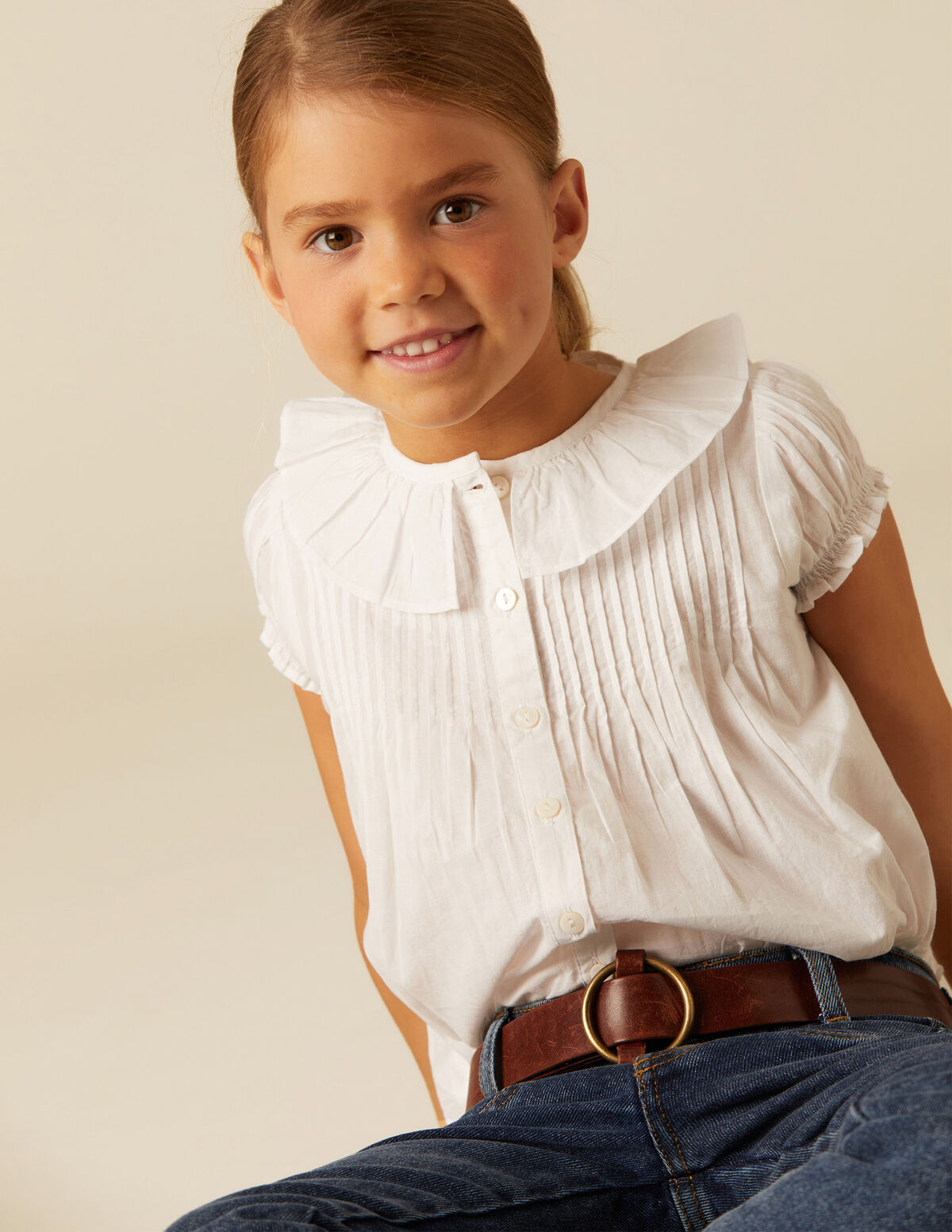 CAMISA VOLANTE JARETAS BLANCO