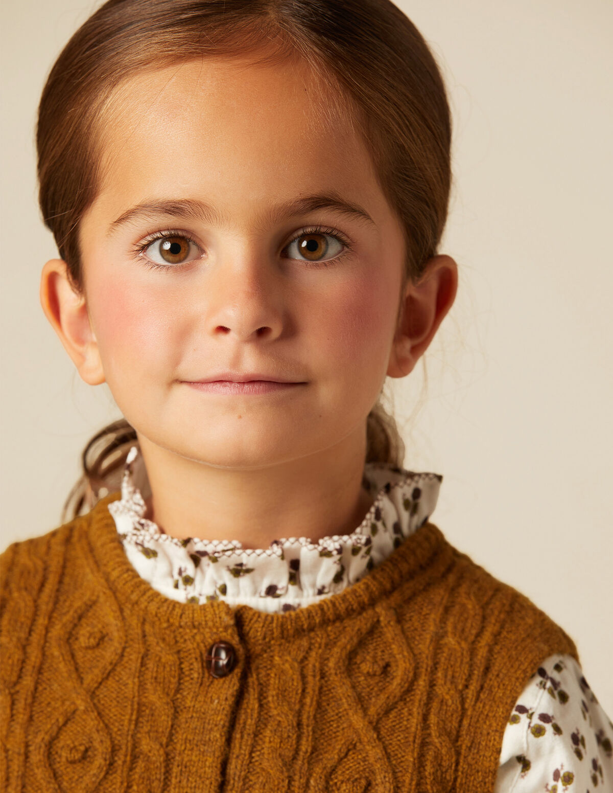 MUSTARD KNIT WAISTCOAT