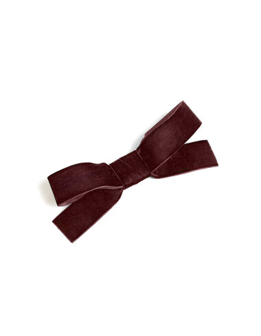 Charity berry velvet bow - View all > - Nícoli