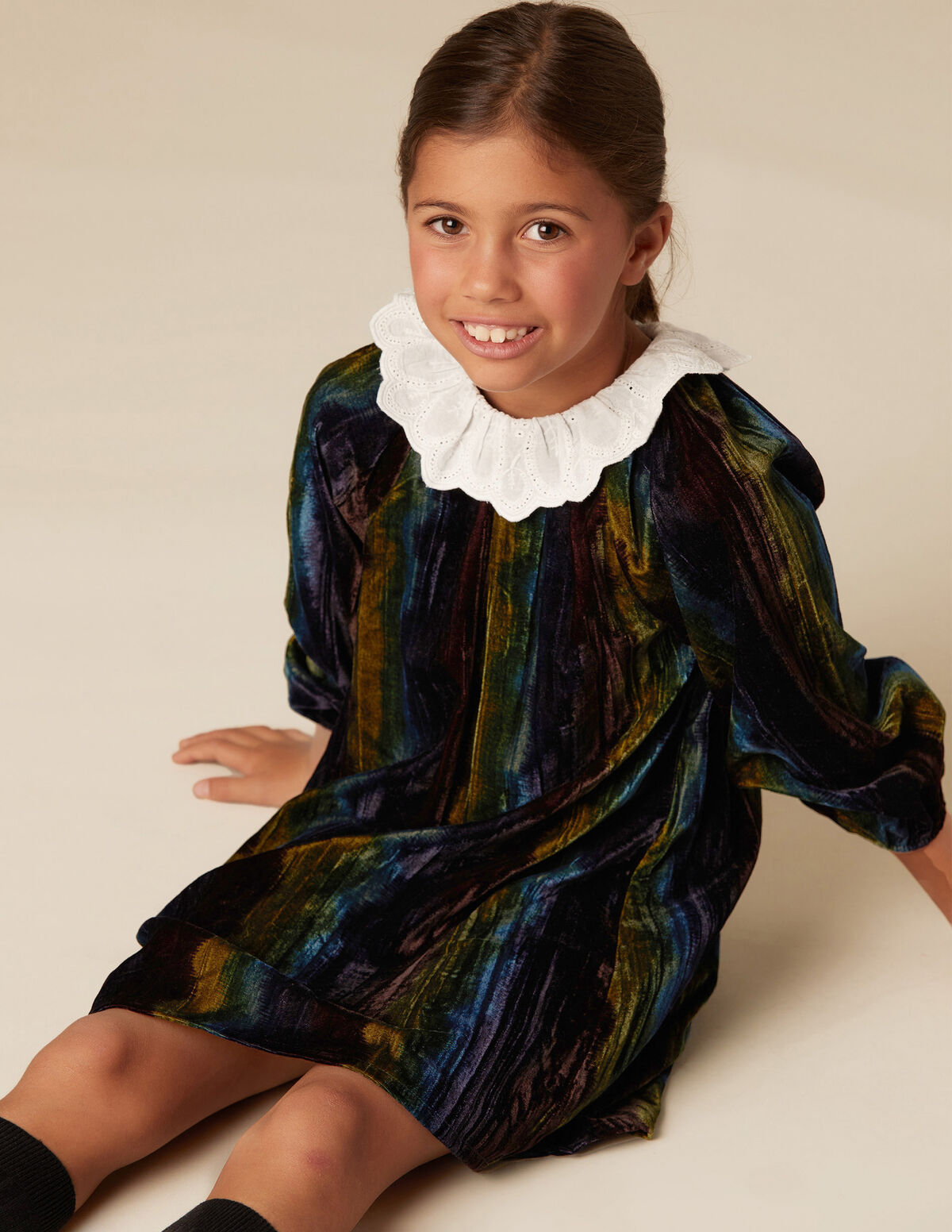 VESTIDO VELUDO ONDAS AMORA