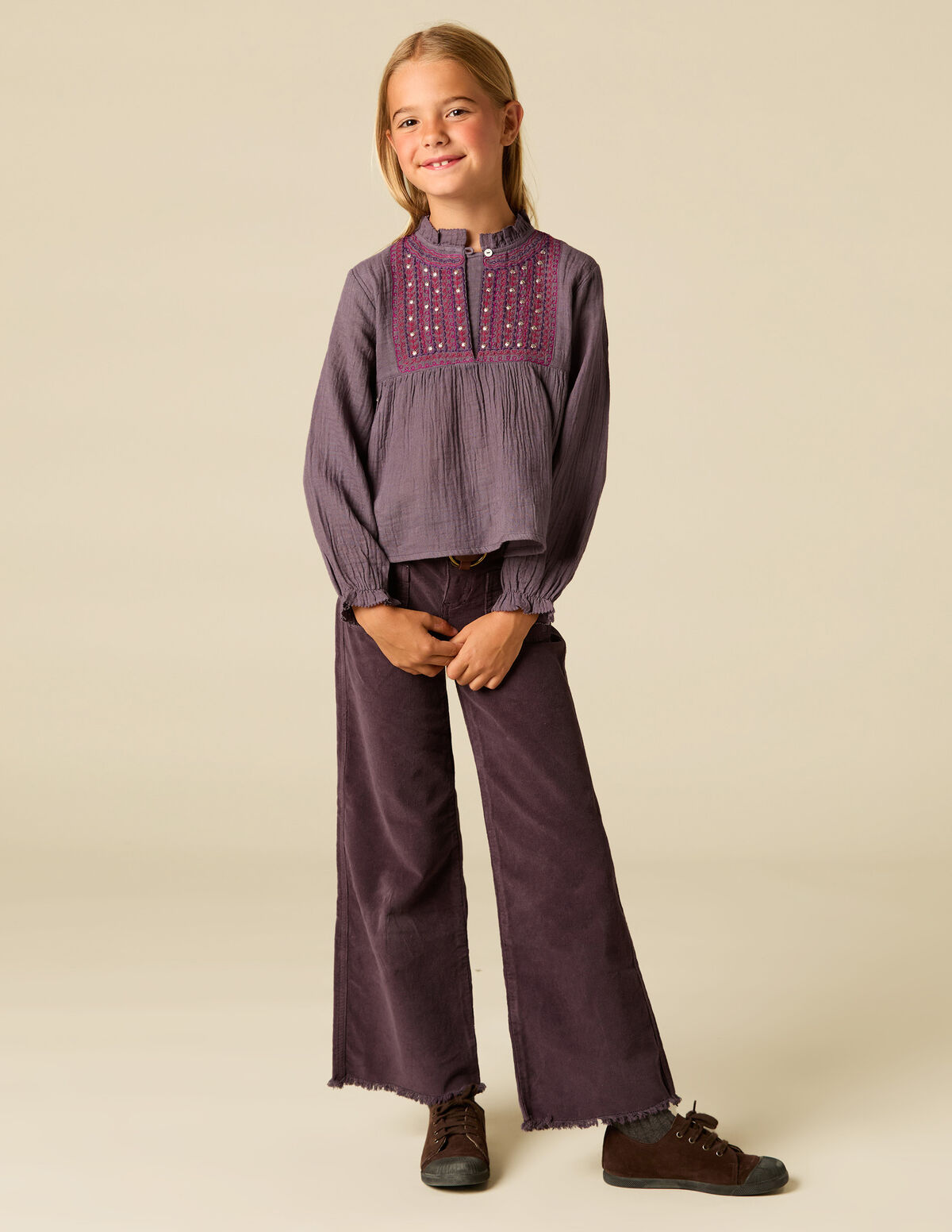 MULTICOLOUR EMBROIDERED SHIRT