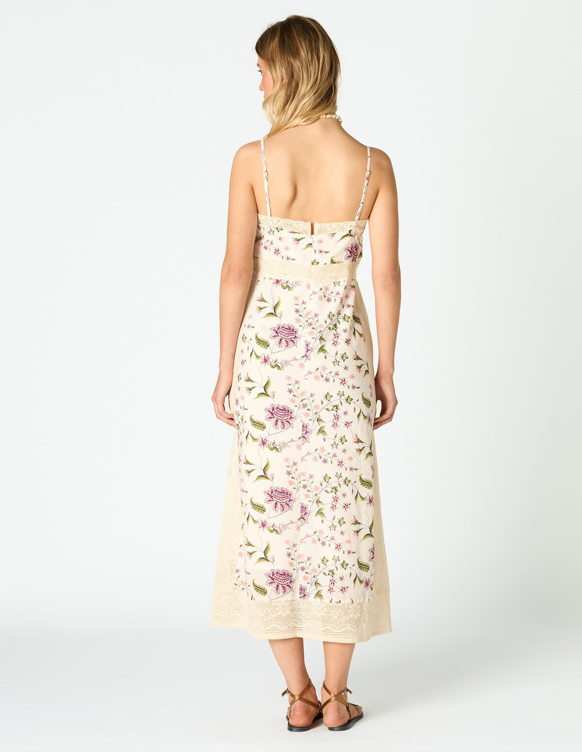 VESTIDO PRINT INDIAN CAPPUCCINO