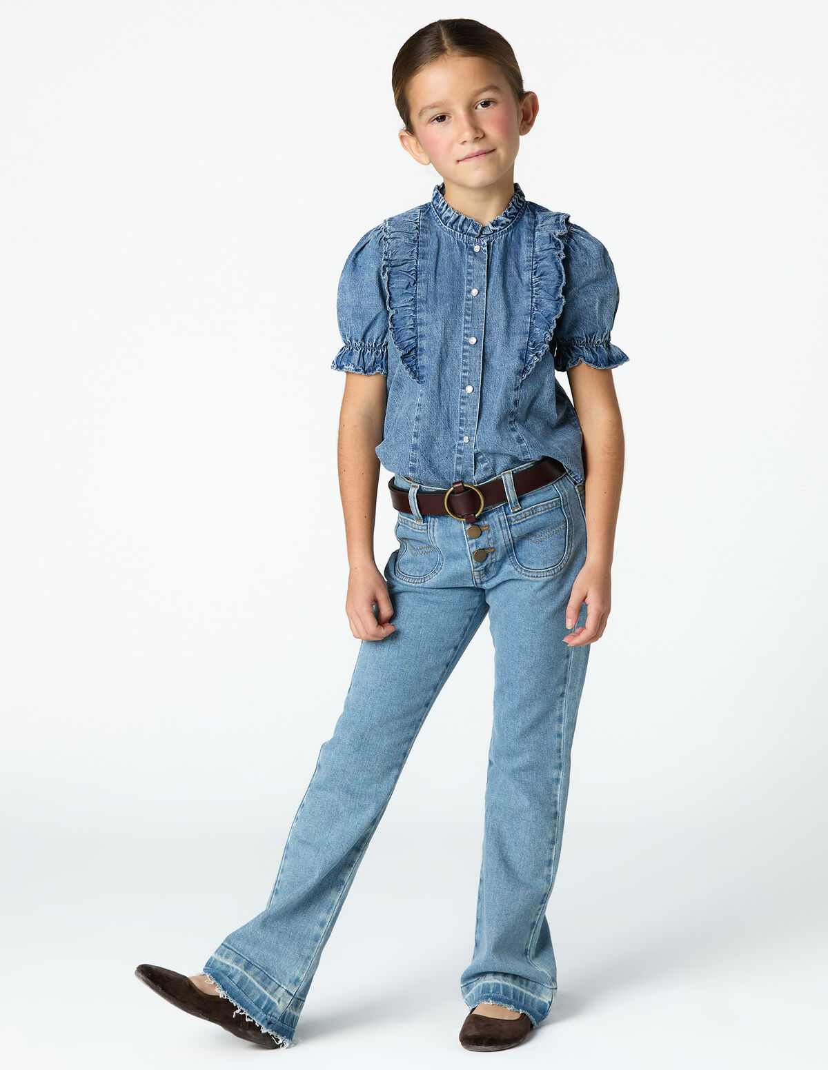 JEANS BOCA DE SINO AZUL