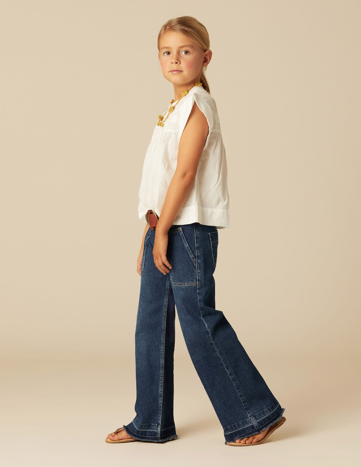 JEAN BLEU WIDE LEG