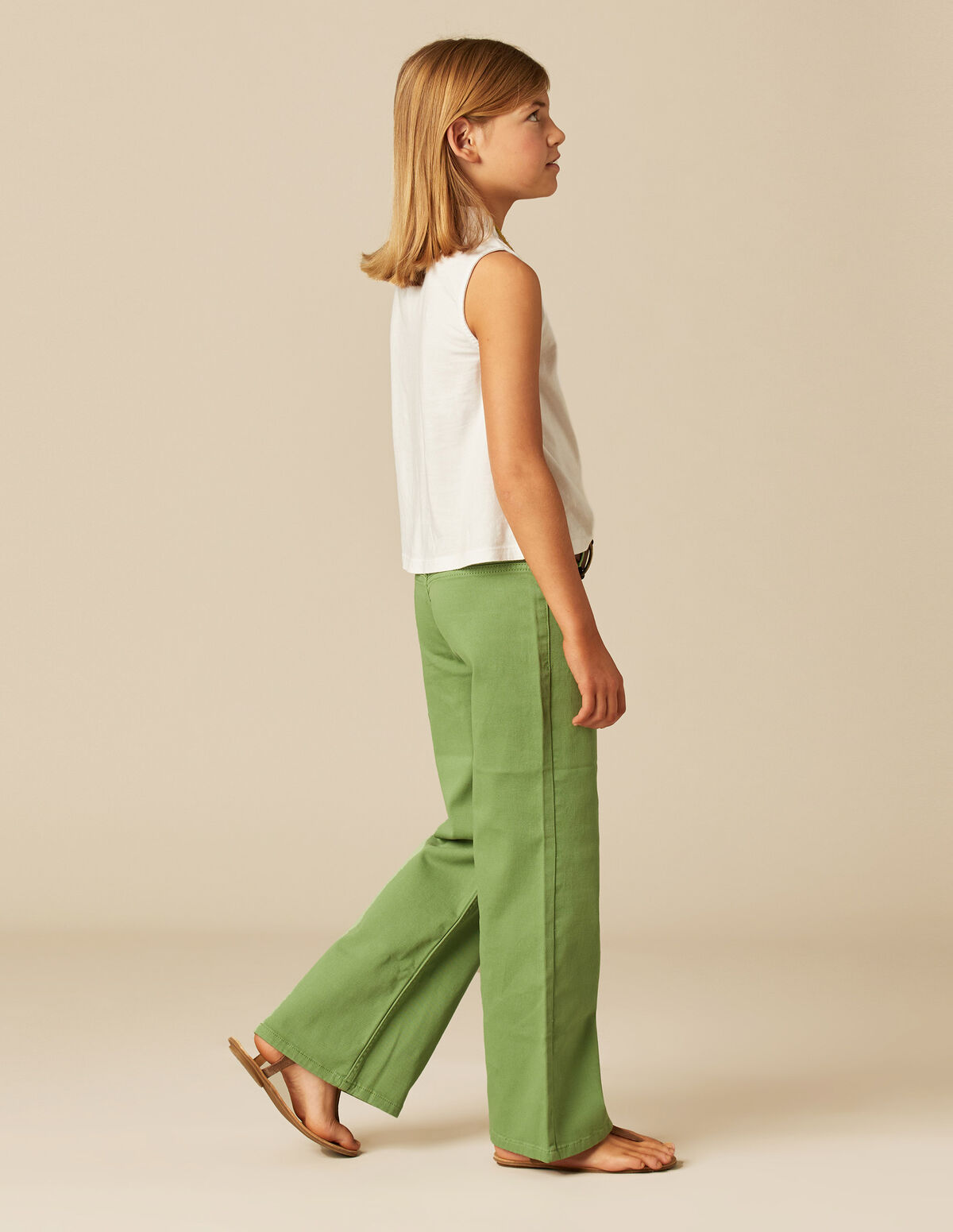 GREEN TROUSER WITH POCKETS