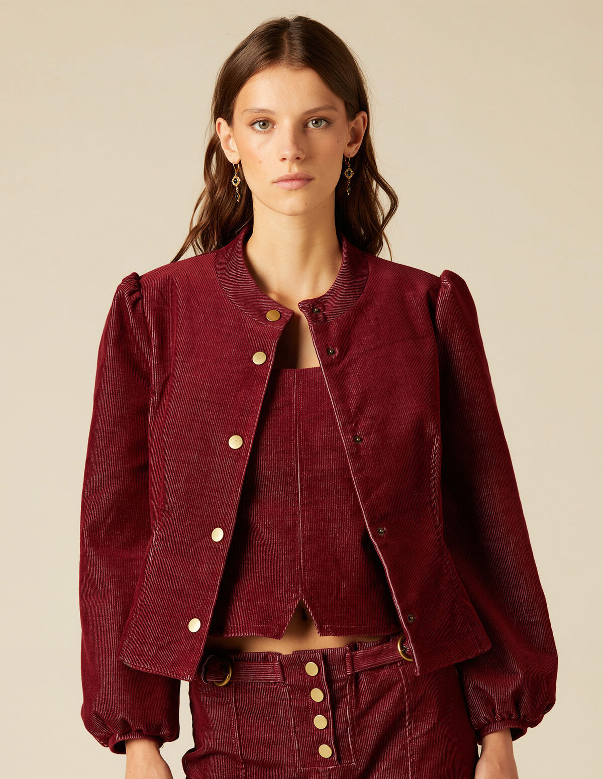 BLAZER PANA MARRÓN