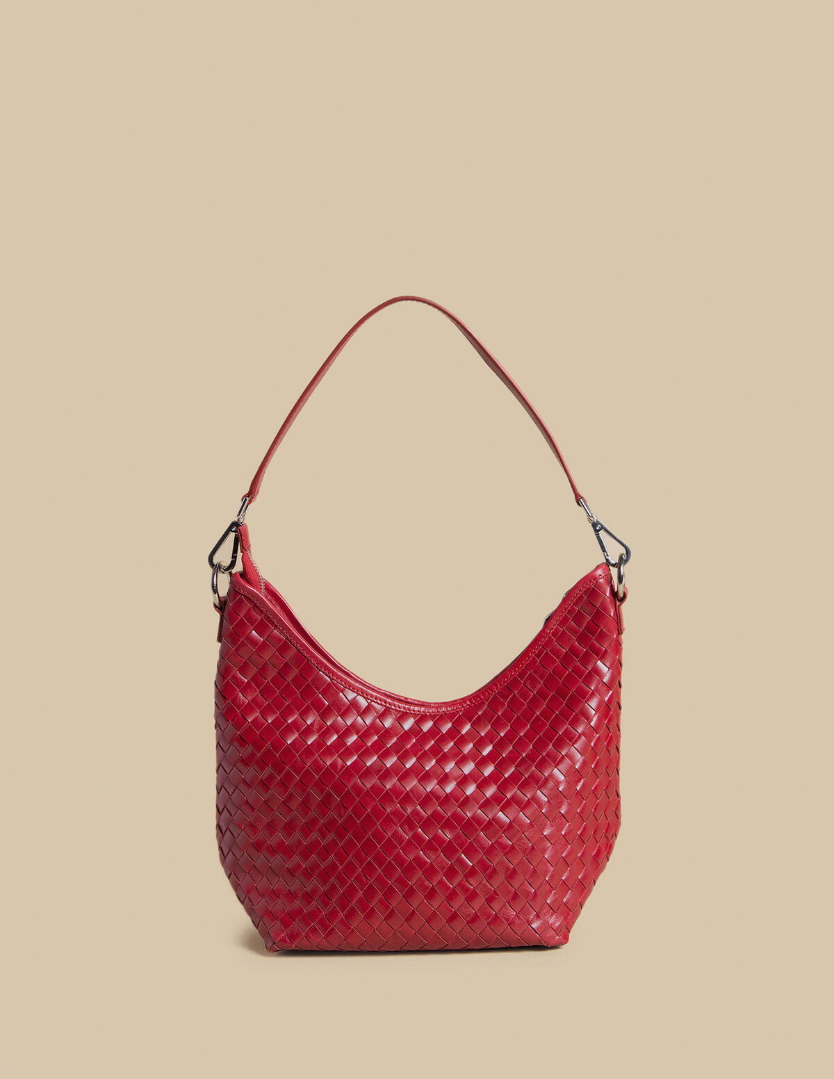 BOLSO TRENZADO MINI MARRÓN