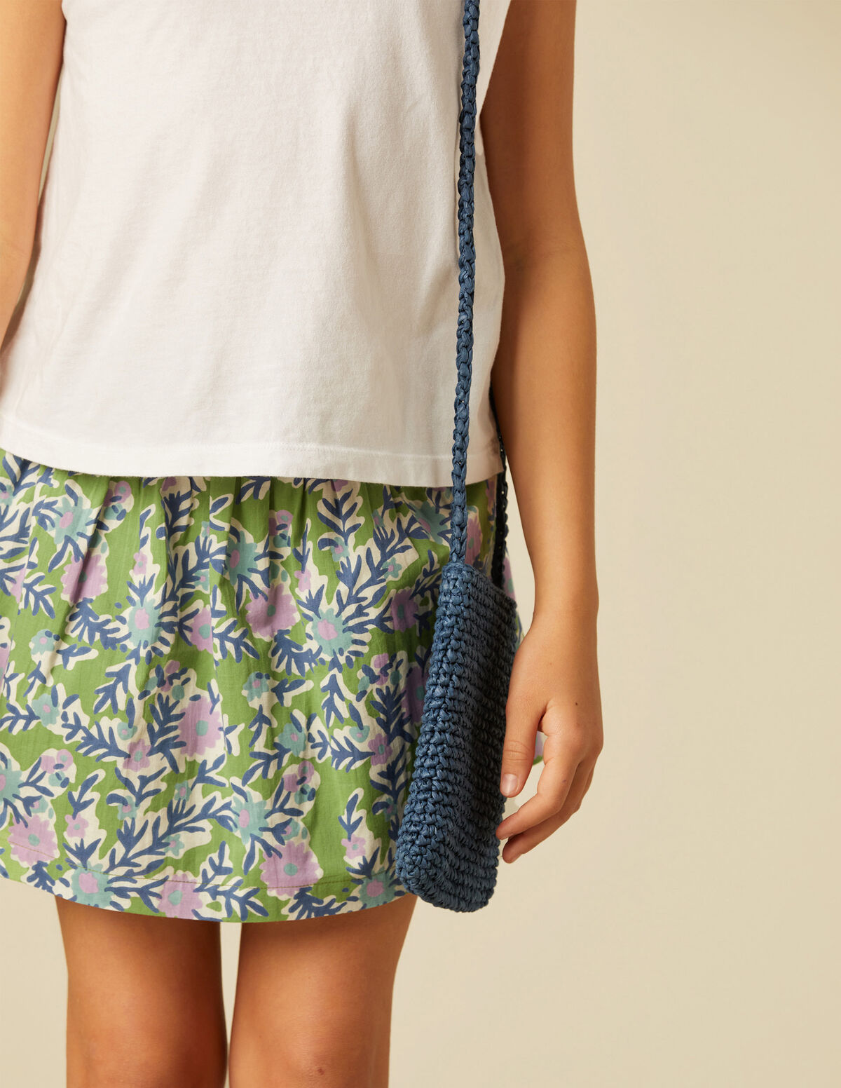 FALDA JAPANESE FLOWER ROSA