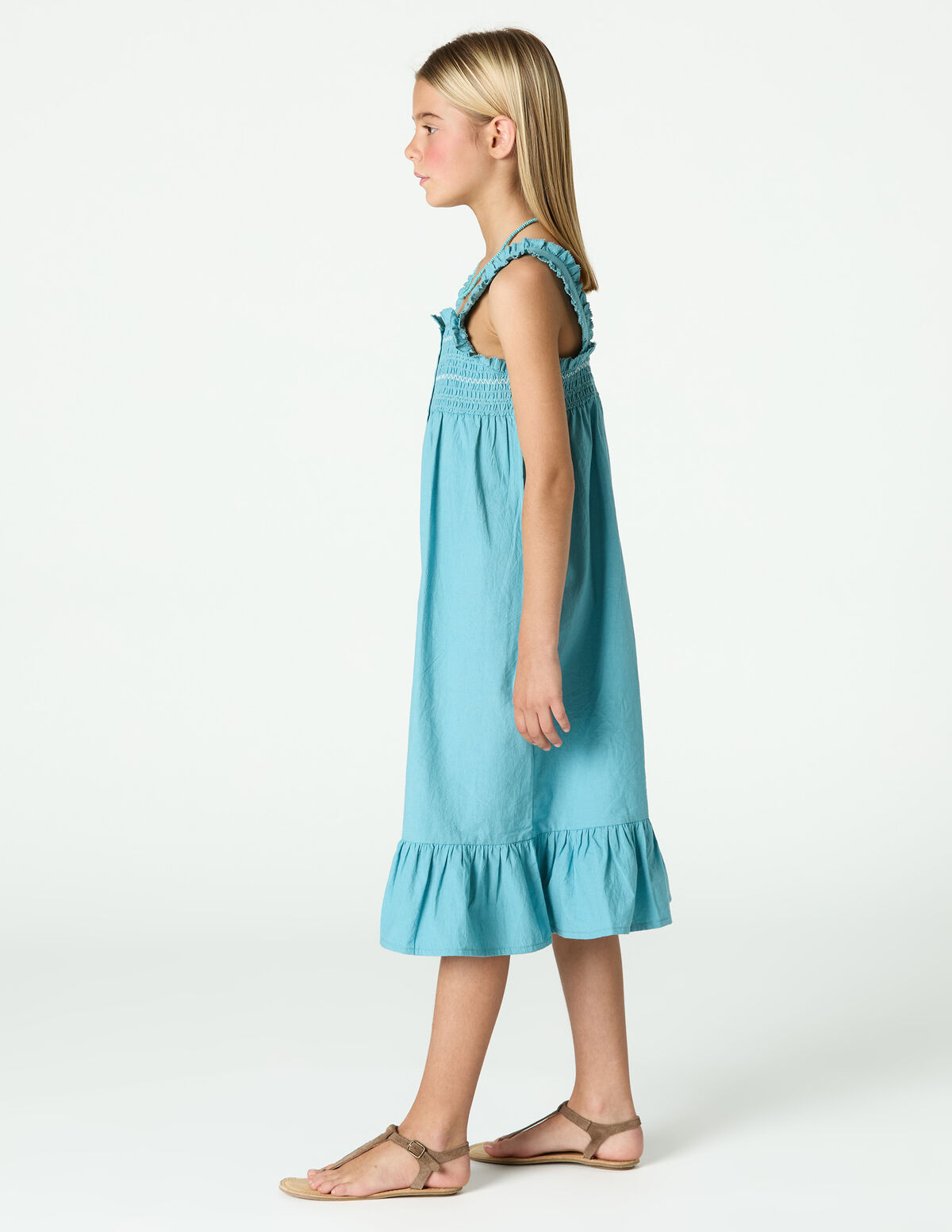 POND SOMECKED DRESS